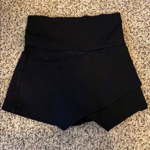 Black envelope skirt